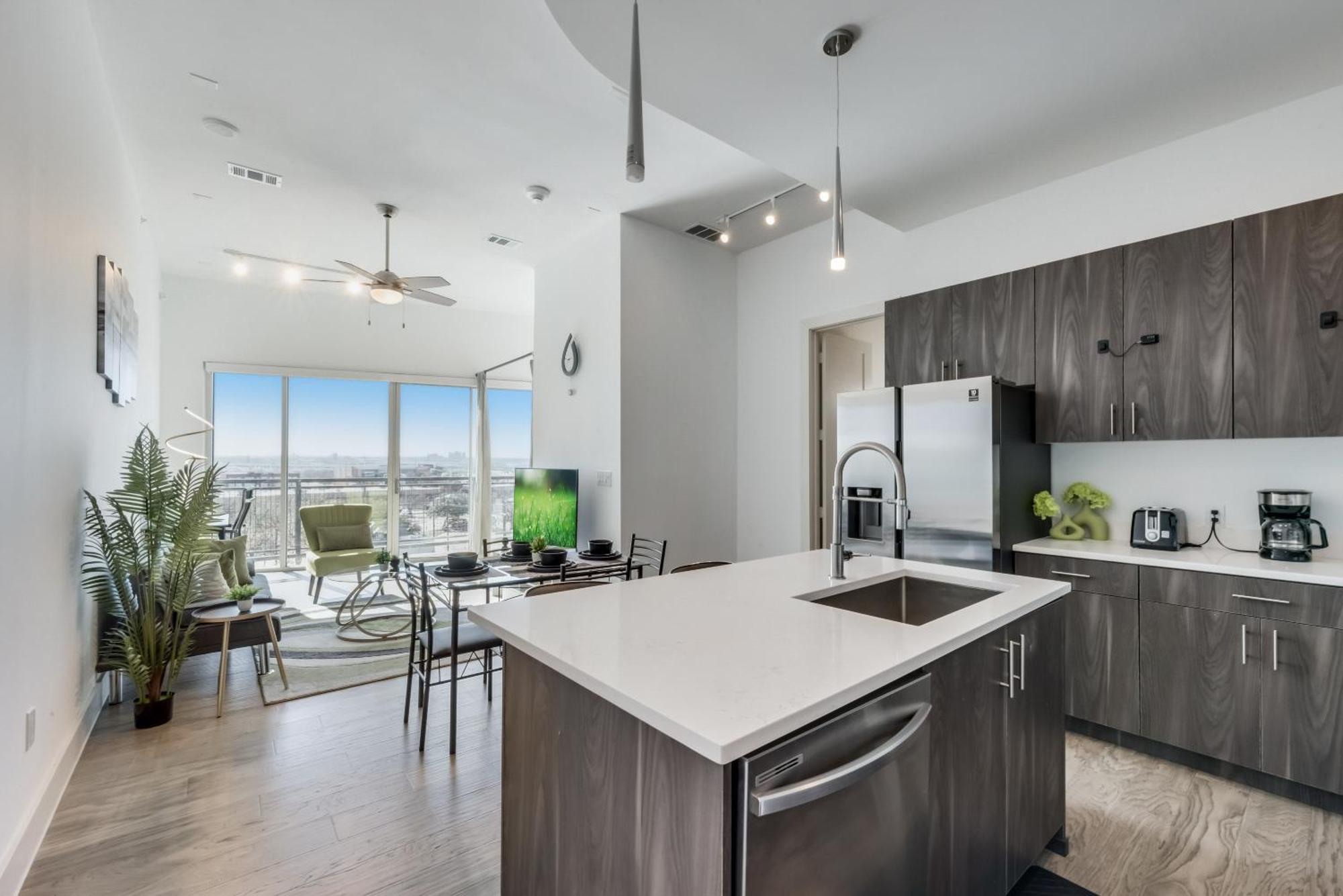 Snappy Loft Style 2Br I Gym I Parking I Workspace Dallas Exterior photo
